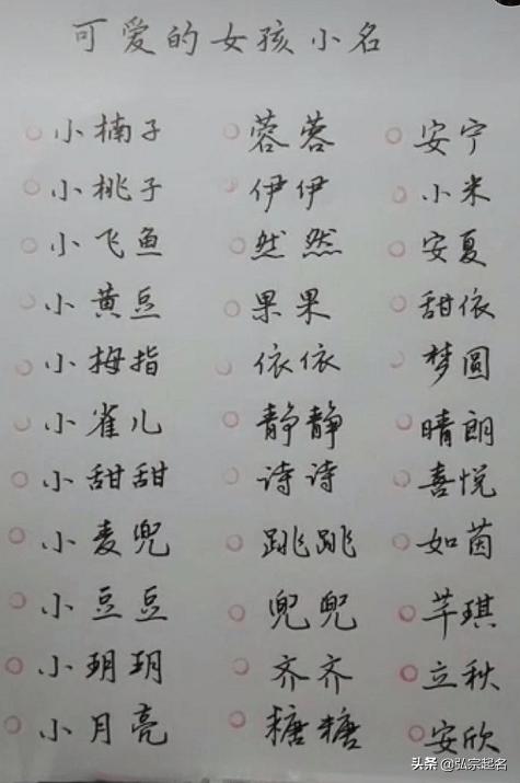 少见寓意漂亮的女孩名字如何起