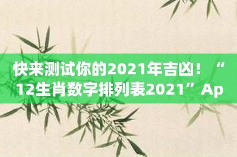 测测你2021年哪方面表现突出