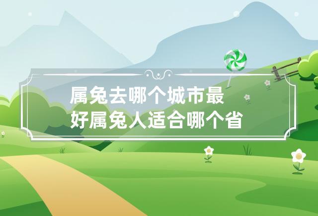 属兔去哪个城市最好,适合做什么工作