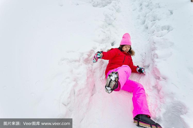 梦见自己在雪地上滑倒