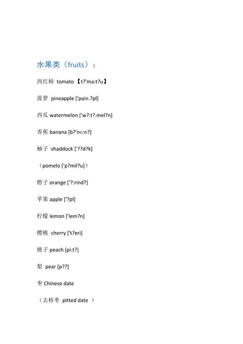 好听的食物的名字大全