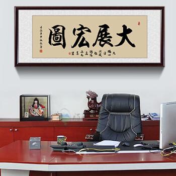 办公室墙面挂画挂什么好?照着这4大类选