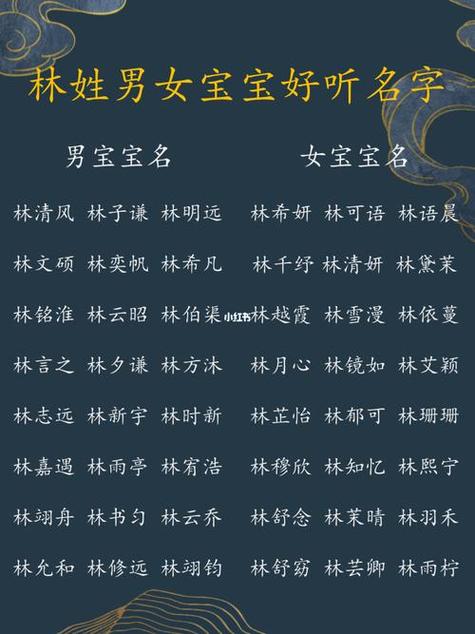 姓林的女孩名字有气质的有哪些