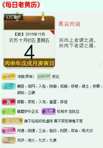 郑博士2016年11月最强最弱运势