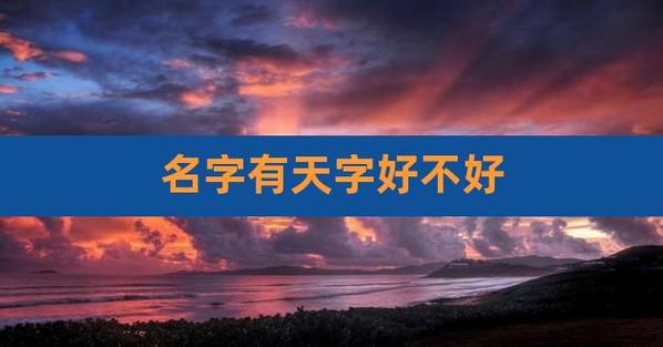 天字开头男孩洋气名字