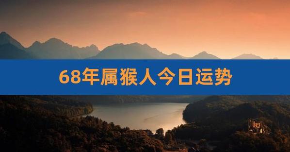 68年出生男猴2023年的运势