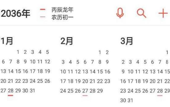 2036年是什么年什么命