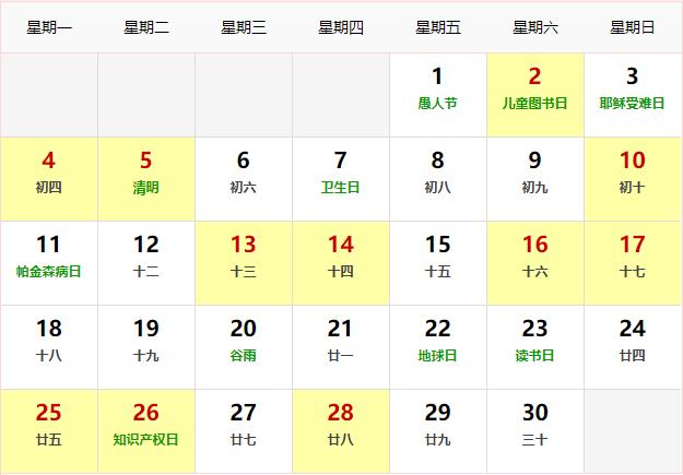 2022年4月黄道吉日