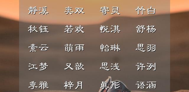 关于闻的姓名女孩的取什么好