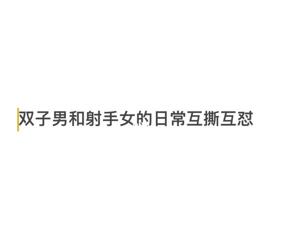 射手女爱上双子男结局会怎样