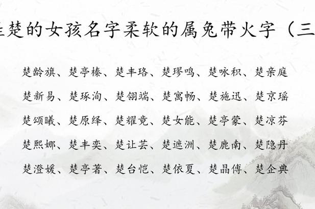 女孩聪明才华横溢的名字
