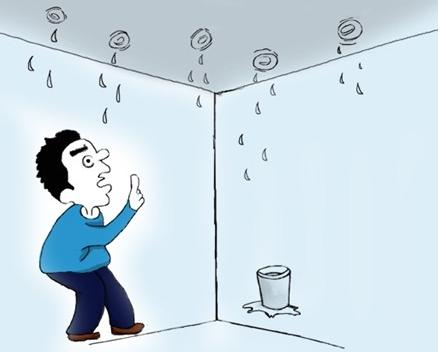 梦见屋顶漏了是什么意思