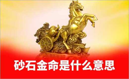 沙中金命是偏财格吗