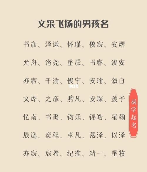 文姓男孩100分名字