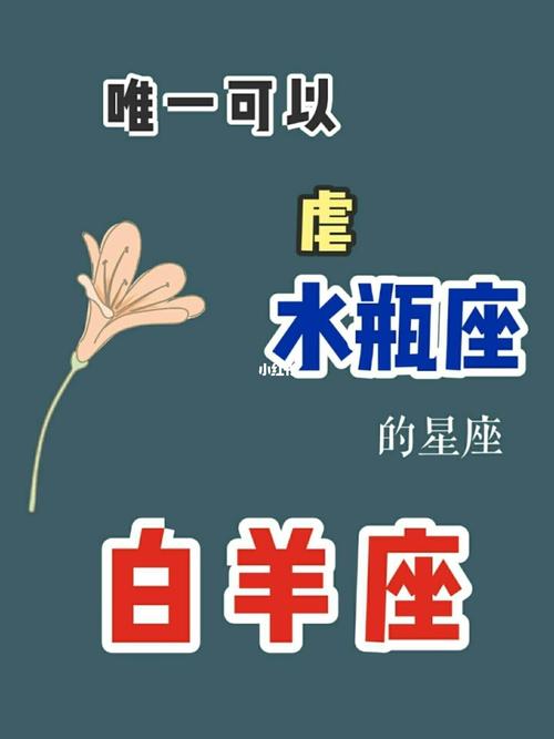 白羊座唯一惧怕的星座,水瓶对其影响巨大