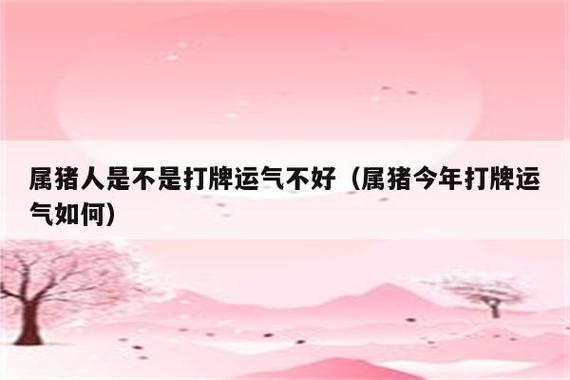 属猪不适合打牌的日子在哪天