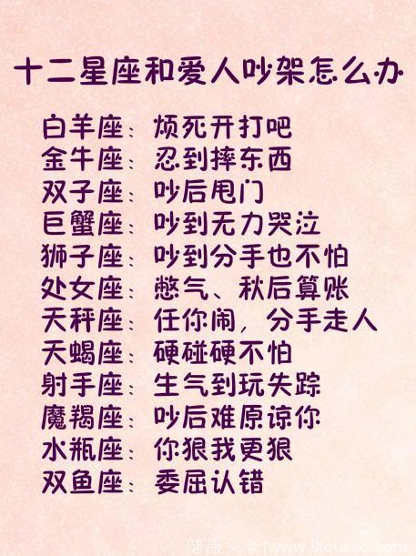 十二星座遭遇爱情危机怎么办?