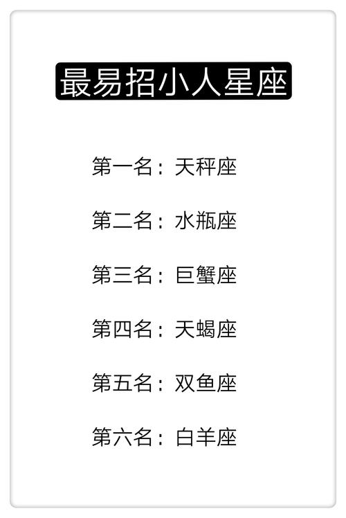 2020年11月容易招小人的星座