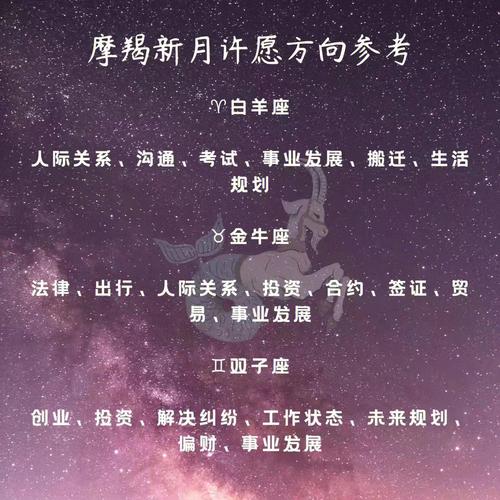 新月好运 摩羯座提升桃花魅力揭秘