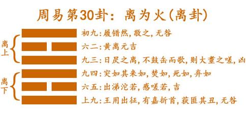 解读易经(第三十卦)——离卦