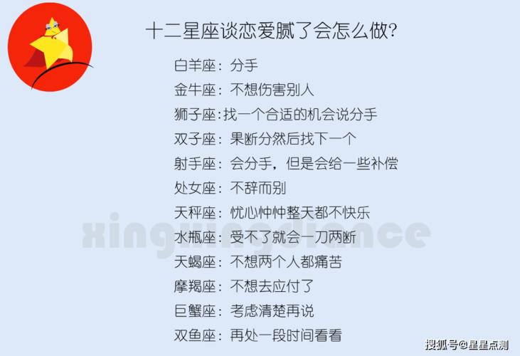 恋爱腻了表现就会很明显的星座