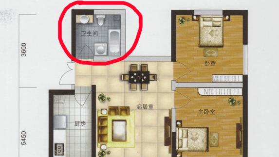 小户型厕所不宜位于内明堂