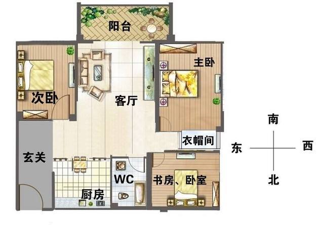 客厅朝东的房子风水