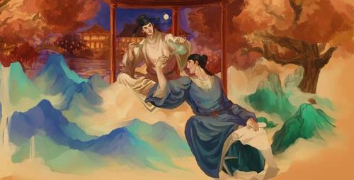 白居易与元稹梦中相会