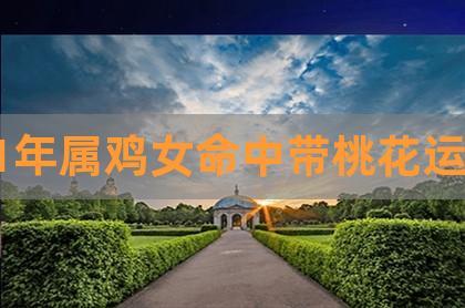 81年属鸡女命2023年恋爱桃花