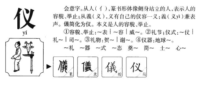 带仪字女孩名字大全双字