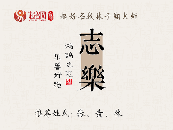 志字用在名字中的含义