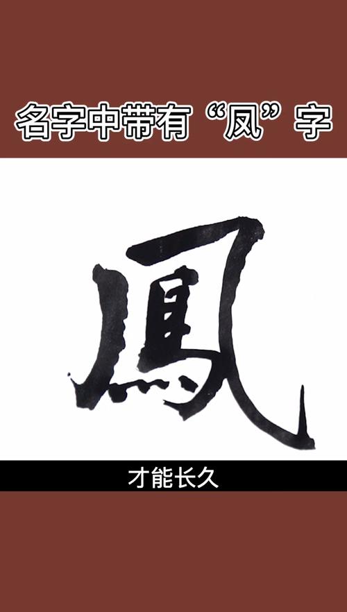男孩带凤字阳刚霸气的名字取什么好
