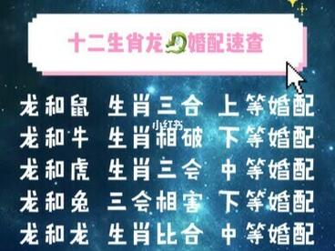 生肖配对表 龙和羊适合在一起吗