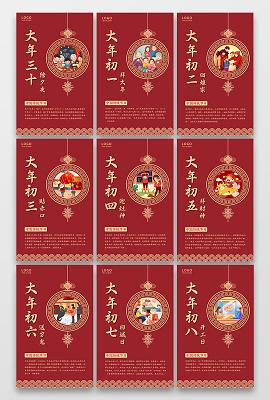 大年初一到初八的风俗