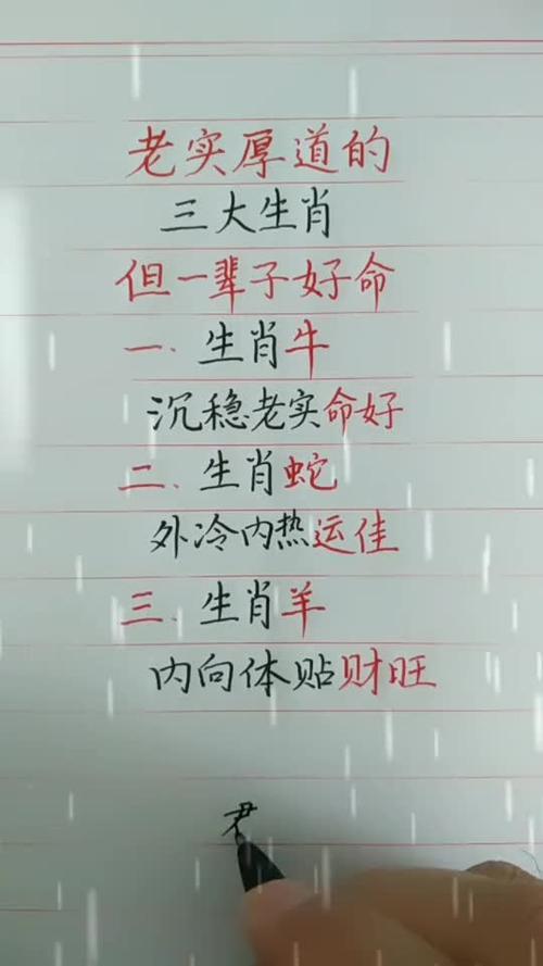 晚年命好福深的三大生肖