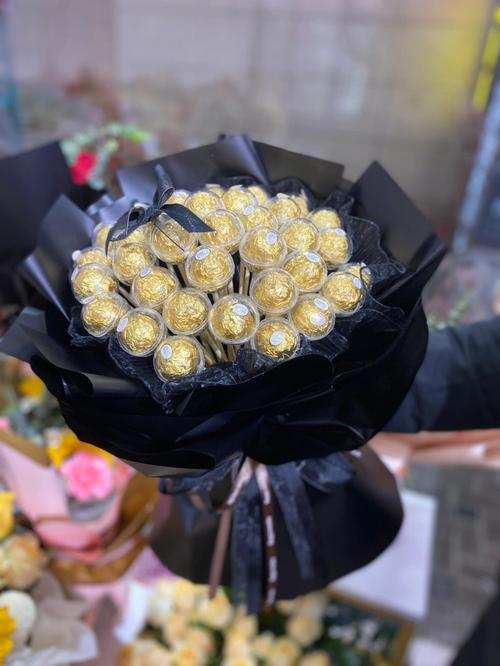 可以吃的巧克力玫瑰花束图片大全