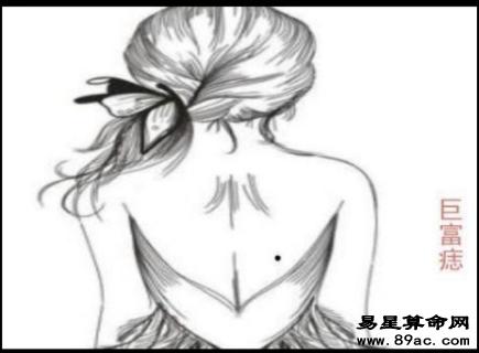 女人背后有痣好不好