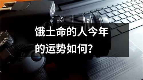 饿土命的人一生的运势如何?