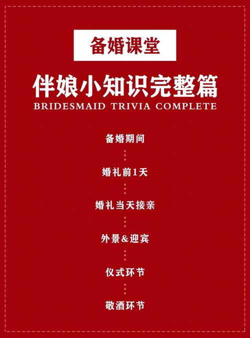 第一次当伴娘流程