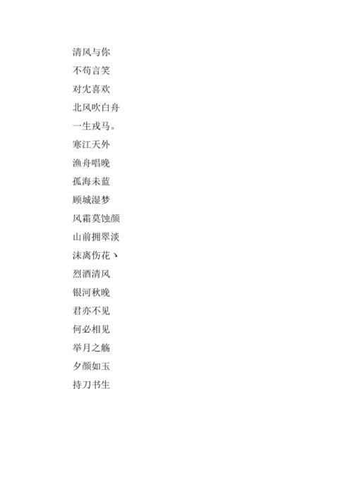 霸气孤傲古风女孩名字丰