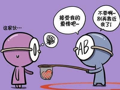 AB型男爱你的表现