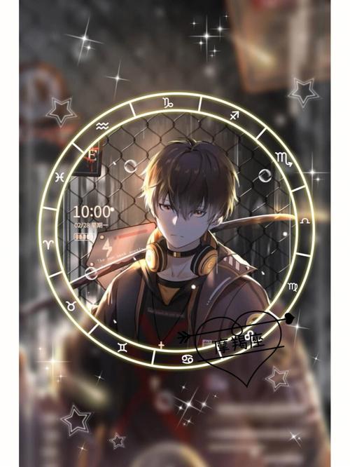 最萌十二星座图片男生