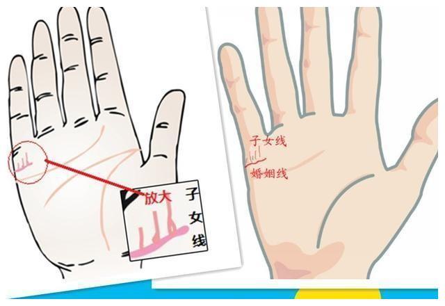 手相中如何看一生的生几个孩子