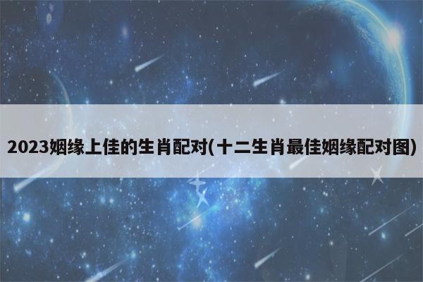 属鼠人2023年最佳姻缘配对
