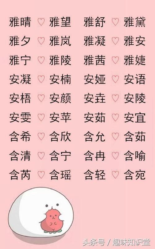 男女组合名字大全集
