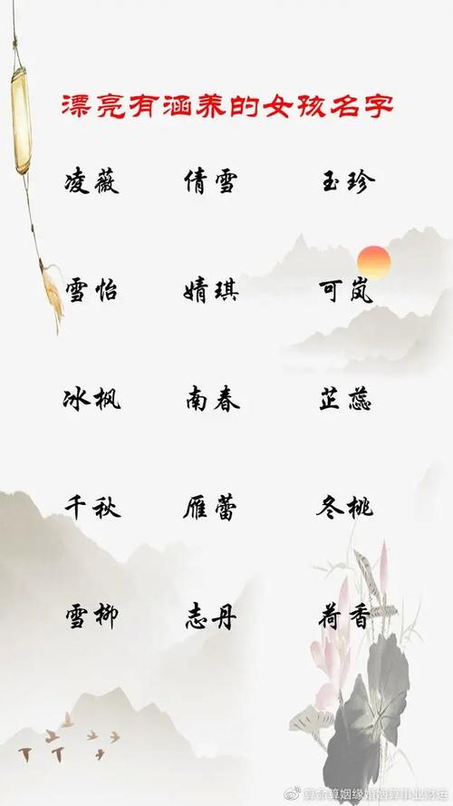 有寓意的易经女孩名字