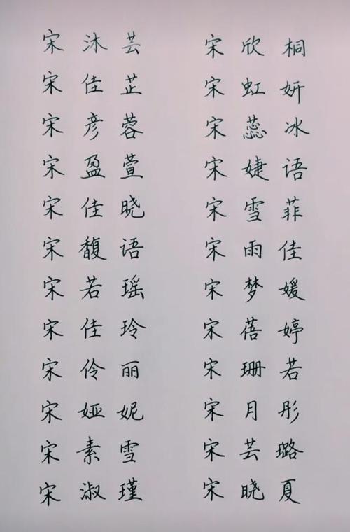 好听的姓名字女孩