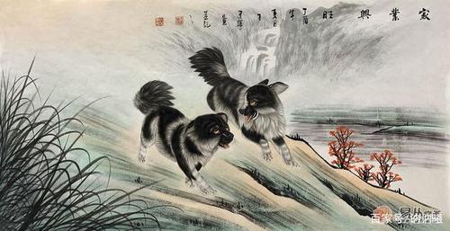 属狗的客厅挂哪些画比较好