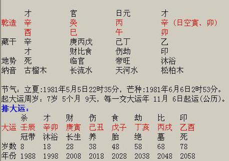 八字命运 甲申日生于子时 子时出生行东南方运文武双全