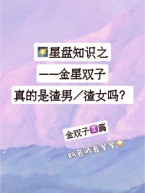 双子男眼中的渣女